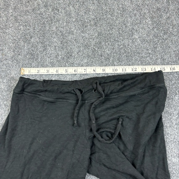 NAKED PRINCESS Women’s Cropped Black Super Soft Loungewear Pants PJs size Small - Picture 10 of 10